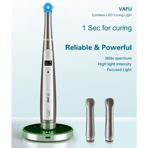 Dental Equipment Wireless LED Curing Light Valo Cure Lamp One Second with Caries Detection / Light Cure Adhesive Composite Resin