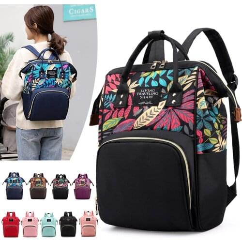 Mommy Diaper Bag Large Capacity Designer Nursing Bag Baby Nappy Bag Baby Care Bag for Mother Kid Fashion Travel Backpack