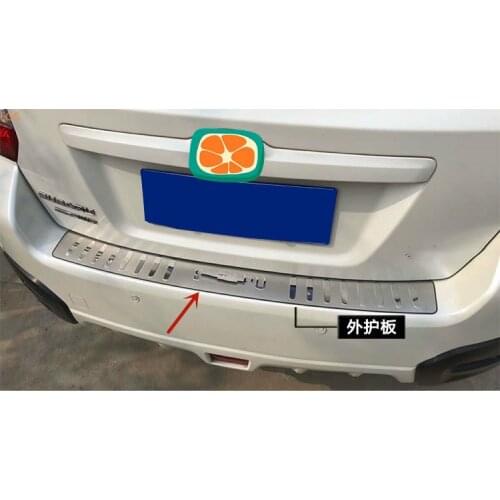 High-quality stainless steel Trunk threshold guard plate anti-scratch protection Car styling For Subaru Outback 2010-2014