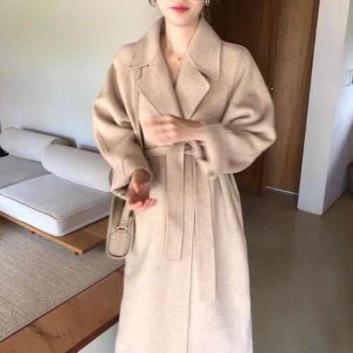 Women Winter Long Overcoat Outwear Coat Loose Plus Size Cardigans Full Sleeve Manteau Femme Hiver Elegant MT108