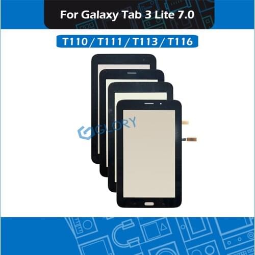 For Samsung Galaxy Tab 3 Lite 7.0 SM-T110 T111 T113 T116 LCD Display Panel Touch screen Outer Glass Replacement