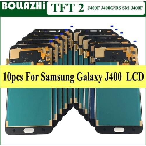 10 Piece TFT2 For Samsung Galaxy J4 2018 J400F LCD Display With Touch Screen Digitizer Assembly Replacement For Samsung J4 LCD