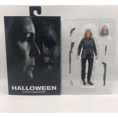 18cm NECA Halloween Ultimate Laurie Strode PVC Action Figure Collectible Model Toys Doll Gift