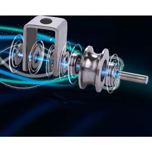 2 Inch Roller Wheel Bearings U Groove Pulley Wheels Detachable Heavy Duty Grooved Wheel for Material Handling and Moving