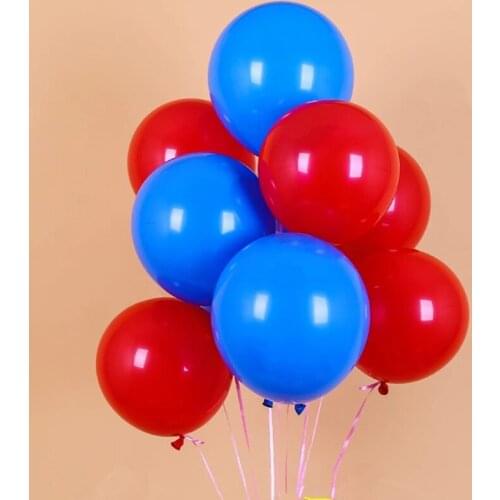 20pcs 10inch Thickening Latex Balloon Matte Balloon Red Blue Multicolor Balloon Birthday Party Wedding Supplies