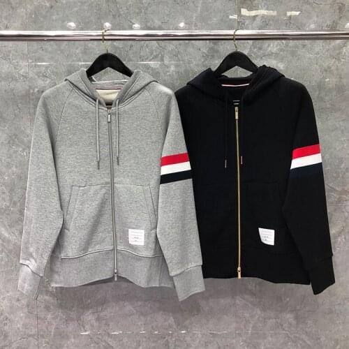 2021 Fashion Brand Autumn Winter hooded Cardigan Clothing Cotton Men Sweatshirts Hoodies Thick Fleece Casual Sports Coat
