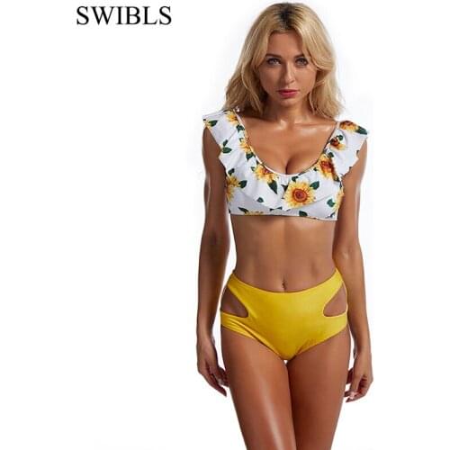 2021 Woman Sexy Swimwear S-XL Bikini Big Women Bathing Suits Biquinis Swimming Suit Female Bather Swimsuits