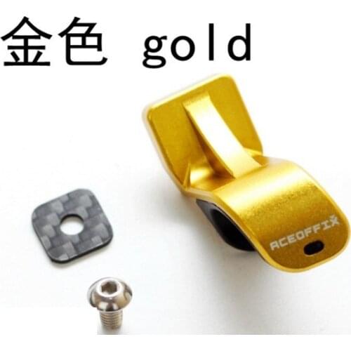 Aceoffix Aluminum Ultralight 13.2g Bicycle Fork Hook Bike L Type Pothook Used for Brompton Folding Bike BMX Parts