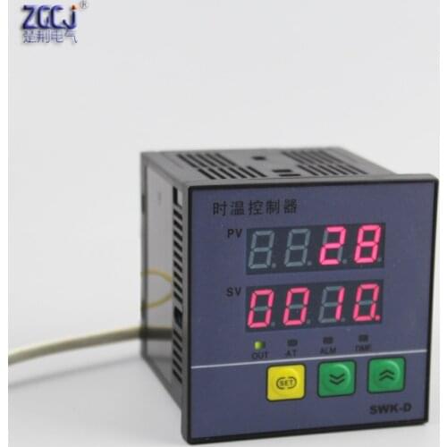 -50 to 1372 Celsius degree Digital thermostat Temperature controller with buzzer alarm output and time function 0-9999 seconds