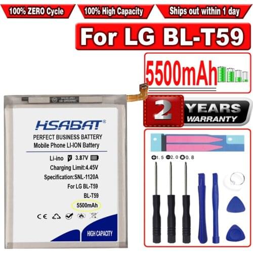 HSABAT 5500mAh BL-T59 Battery for LG
