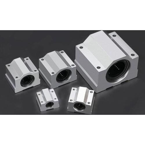 Box slider linear bearing seat optical axis SCS6 8 10 12 16 20 25 30 35 40 50 60U