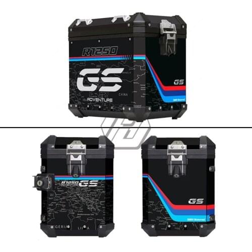Motorcycle Saddlebag Side box Decoration Stickers Decals Protective sticker for BMW R1200GS R1250GS Adventure 2004-2020