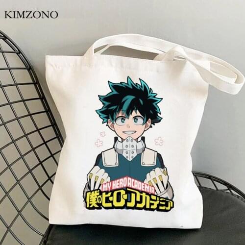 My Hero Academia shopping bag reusable grocery shopper handbag bag bolsas reutilizables ecobag sacolas