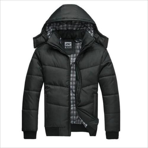 Mens Fashion Brand Jacket Men Winter Jacket Big Size M-4XL New Arrival Casual Slim Cotton With Hooded Parkas Casaco Masculino
