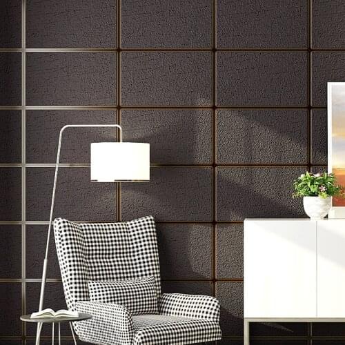 TV Background Wall Paper 3d 3d Modern Simple Living Room European-Style Luxury Sofa Bedside Nordic High-End Wallpaper