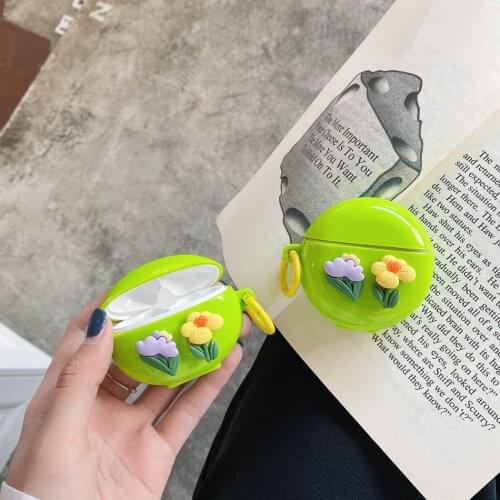 For Huawei Freebuds 4i 4 3 PRO Case Cute Flower shell Non-slip Silicone Protect Earphones Cover Free Buds 4 I Headphones Case