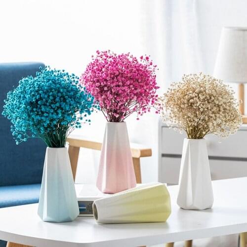 Simple Ceramic Vases Tabletop Accessories Ornaments Flower Arrangements Vases Nordic Style Vaso Decorativo Room Decor DI50HP