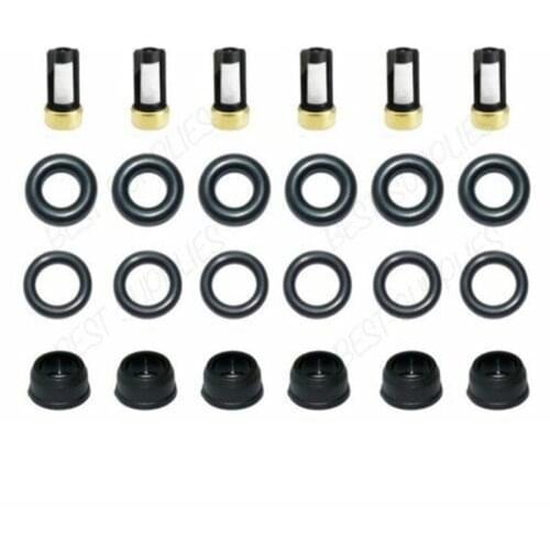For Chevy Buick Hummer 6X Fuel injector repair kit (seals Filters o-rings caps)