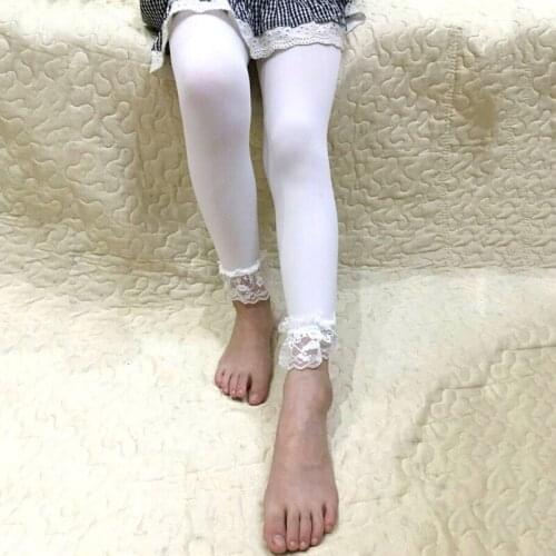 Trousers Bud Silk Joining Together Girls Leggings Pants Children Soft Candy Color Leggings