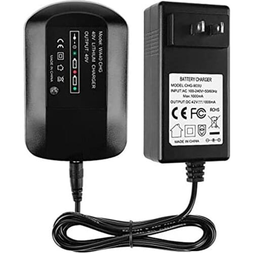 Replacement Charger for Worx 40V MAX Lithium Battery Worx WG180 WG280 WG380 WG580 Battery