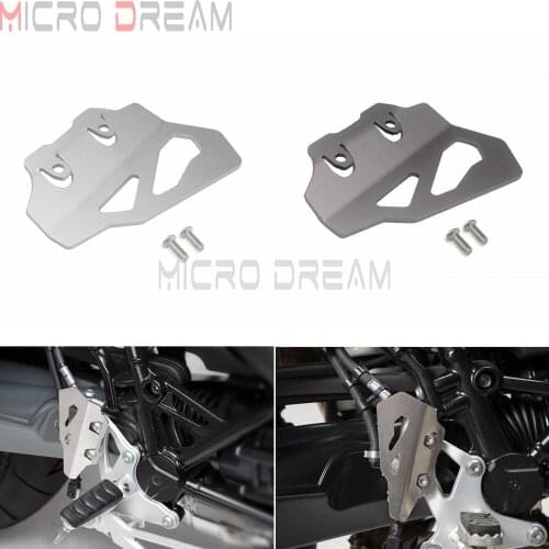 Gray Motorcycle Rear Brake Master Cylinder Guard Cover Protector Pad For BMW R NINE T R9T Pure Urban G/S Scrambler 2014-2018