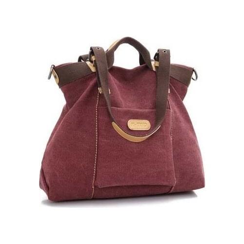 New simple design canvas women messenger bag fashion girls handbag bag portable shoulder bag cross-body bag