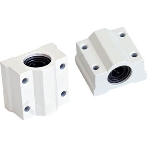 1pcs scs6uu/scs8uu/scs10uu 6mm/8mm/10mm/12mm Linear Motion Ball Bearing CNC Slide Bushing for linear shaft DIY 3D printer parts