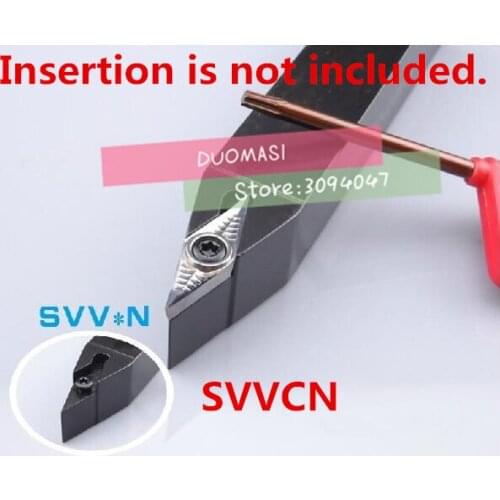 1PCS SVVCN1010H11 SVVCN1212H11 SVVCN1616H11 SVVCN1616H16 SVVCN2020K11 SVVCN2020K16 SVVCN2525M11 SVVCN2525M16 CNC Turning Tools
