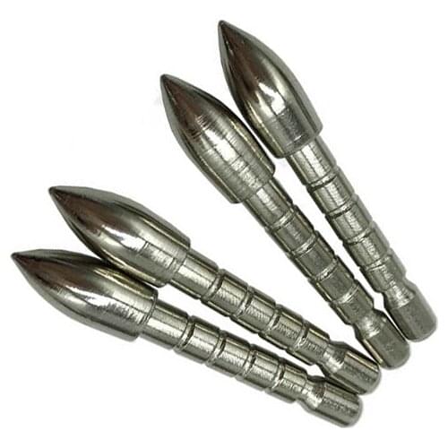 24pcs 80grain arrow Target point Field Tips arrowhead broadhead ID4.2mm OD6mm for DIY arrow shaft hunting