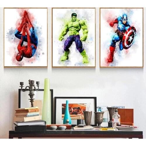 Diamond Painting Marvel Superhero Full Square/Round Drill 5D DIY Daimond Embroidery Rhinestone Cross Stitch Decor