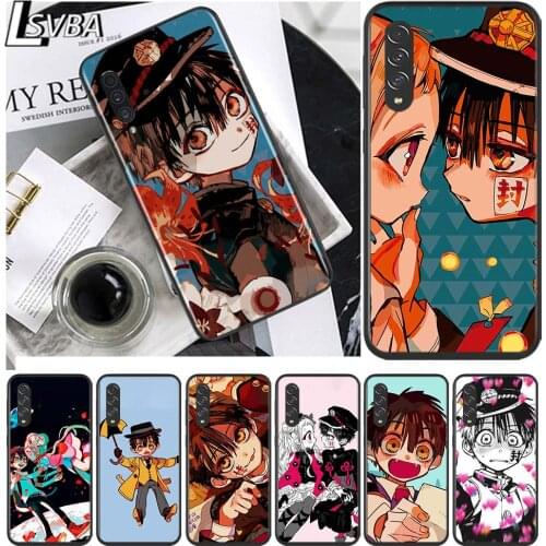 Anime Hanako kun Yugi for Samsung Galaxy A90 A80 A70 A60 A50 M60 M40 A20E A2Core A10S A10E Silicon Soft Black Phone Case