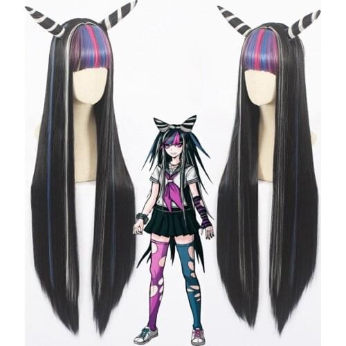 Anime Danganronpa Dangan Ronpa Mioda Ibuki Cosplay Wigs 100cm Long Heat Resistant Synthetic Hair Danganronpa 2 Cosplay Costumes