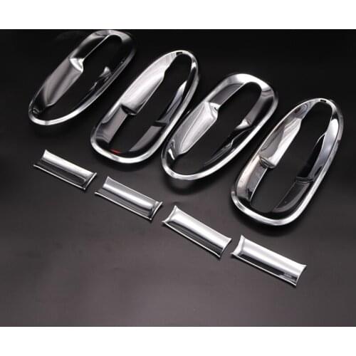 Car Accessories for Mercedes-Benz Vito W447 2014-2020 ABS Chrome Exterior Door Handle Bowls Frame Trim 8pcs