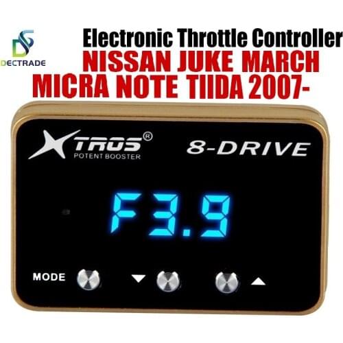Car Electronic Throttle Controller Racing Accelerator Potent Booster For Nissan Juke March Micra Note Tiida 2007- Tuning Parts