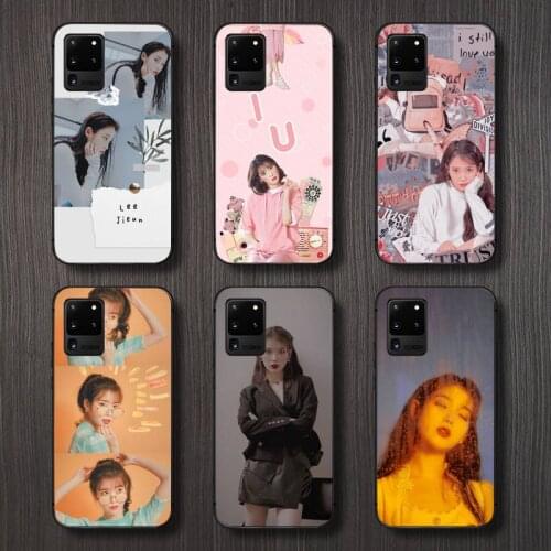IU Lee Ji Eun Phone Case For Samsung A32 A51 A52 A71 A50 A12 A21S S10 S20 S21 Plus Fe Ultra