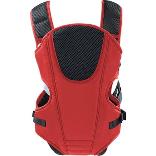 Baby strap with double single shoulder breathable mesh cloth and built-in detachable pillow to protect babys head development