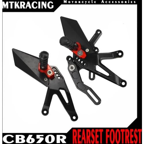 For CB650R CBR650R 2019 2020 Motorcycle Accessories Footrest Set Rear Footpeg Pedal Footrest