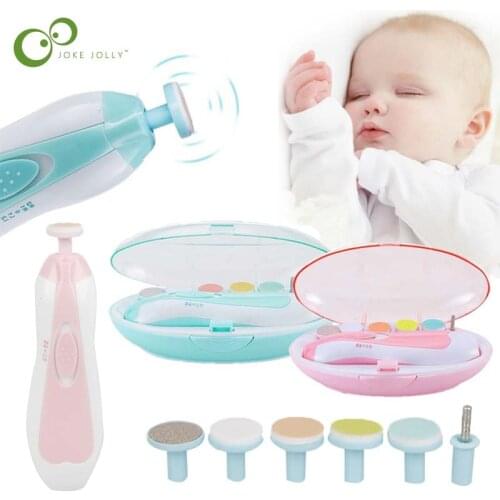 Electric Nail Trimmer For Newborn Baby Portable Newborn Nail Care Set Infant Kids Manicure Set Manicure Quiet Nail Trimmer ZXH