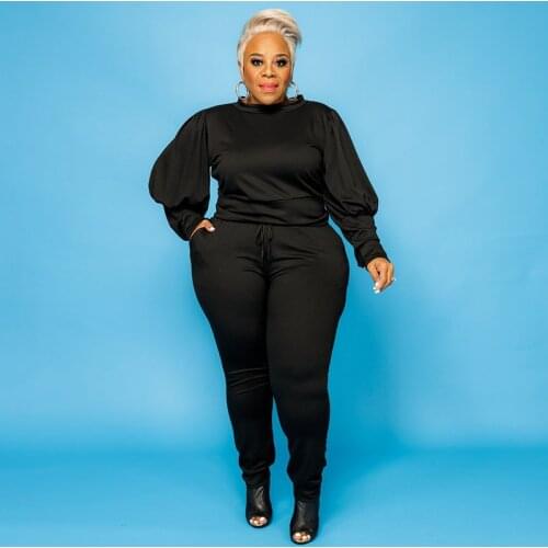 Hot Sale Vendor Trendy Two pieces sets Plus Size Clothing Sexy Outfit 5XL Women tracksuit plus size women clothing