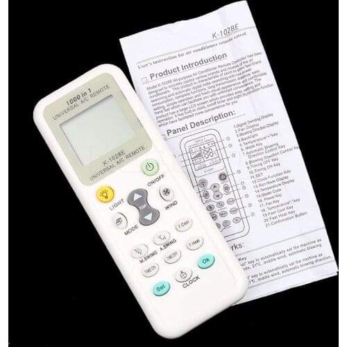Kebidu Universal Low Power Consumption 1028E LCD A/C Muli Remote Control Controller for 1,000Brands Of Air condition