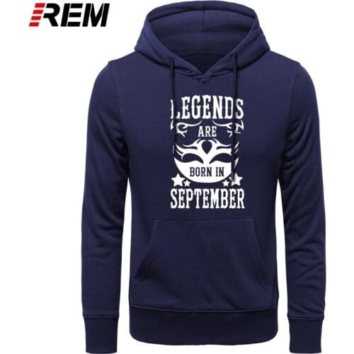 REM Hoodies Fashion Legends Are Born In February Men Brand Clothing Cotton Male Casual Long Sleeve Tops Hoodies, Sweatshirts