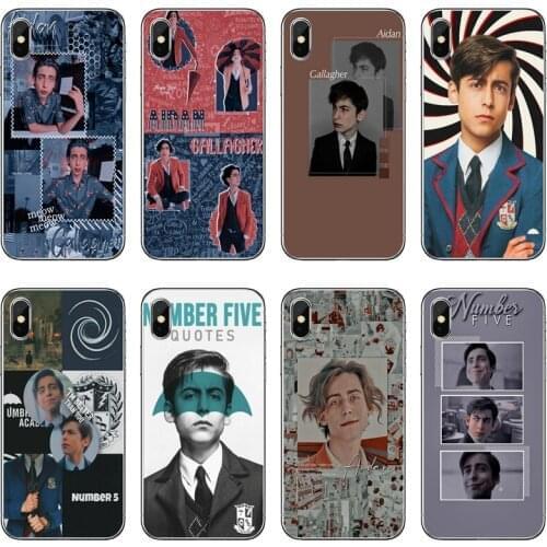 Soft Phone Case Aidan Gallagher Number Five For Samsung Galaxy A71 A70 A60 A51 A50 A41 A40 A31 A30 A20E A21S A12 A10 A7 A5 A3