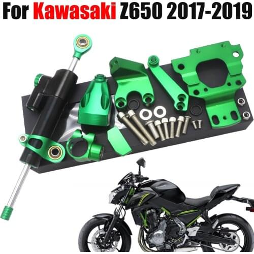 Fit For KAWASAKI Z650 Z 650 2017 2018 2019 Motocrycle Accessories Street Bike Steering Damper Mounting Kit Stabilizer Adjustable