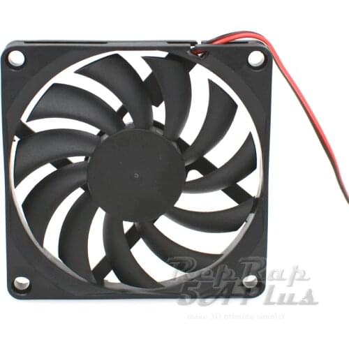 8010 12V/24V Cooling Turbo Fan Brushless 3D Printer DC Blower Part Black Plastic Kits For Extruder