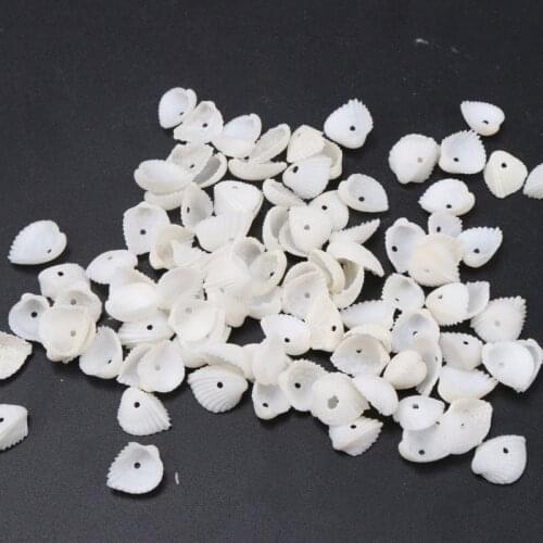 10mm white Natural Shell Loose Beads for jewelry making DIY 100pcs TRS0044X