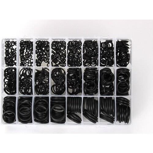 800 Pcs/box NBR Seal Ring Kit Thickness 1/ 2/ 3/ 4/ 5/mm Nitrile Rubber NBR O-Ring Gasket Sealing Ring O Rings Rubber Kit Set