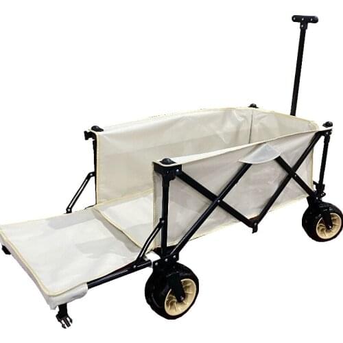 Collapsible folding heavy duty garden pull wagon folding outdoor camping cart