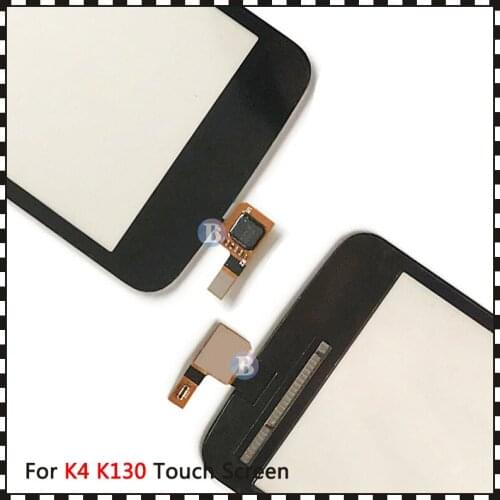 10Pcs/lot High Quality 4.5" For LG K4 K120 K121 and K4 K130 K130E Touch Screen Digitizer Sensor Outer Glass Lens Panel Black
