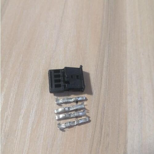 100pcs/lot 4 Pin 4 Way Female Unsealed Wire Harness Connector Plug For BMW 837723404 968813-1C