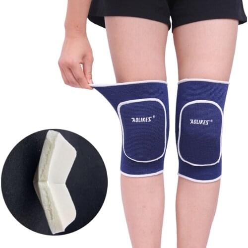 AOLIKES PR Volleyball knee pads thicker sponge sports support kneepads for basketball dance joelheira rodilleras protector
